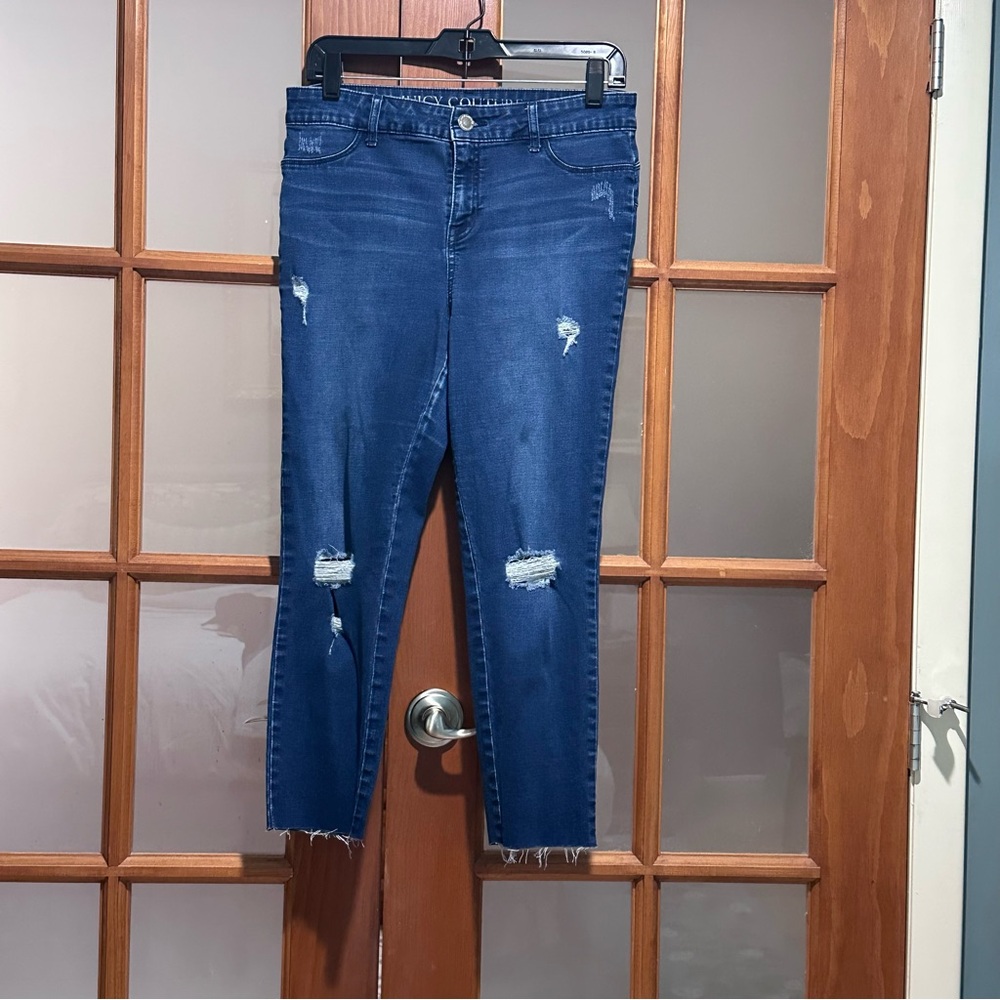 Juicy Couture Blue Women's Skinny Boyfriend Jeans size 10